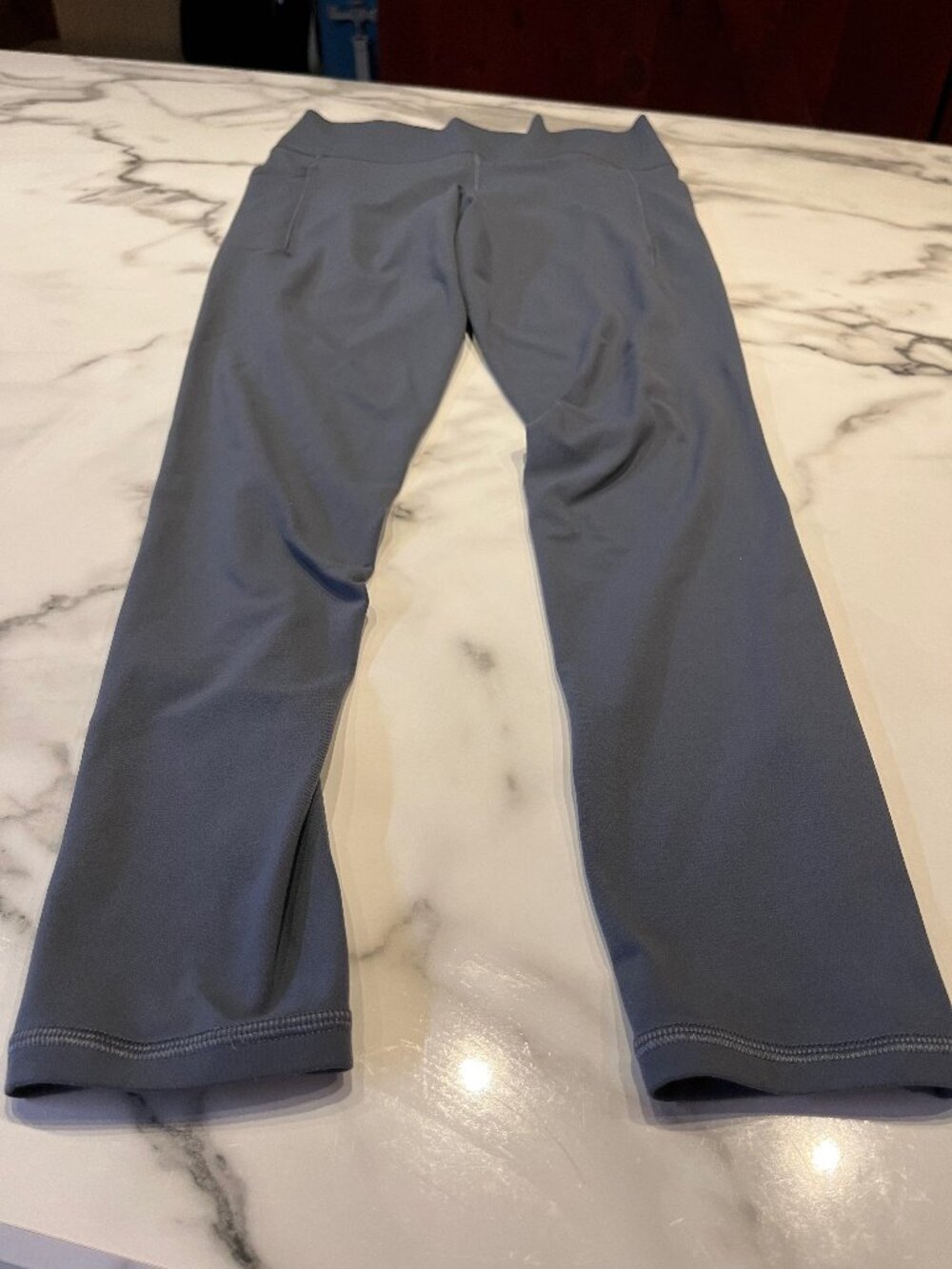 Authentic Athleta Salutation Stash High rise Leggins Size - Small -- Grey/Blue